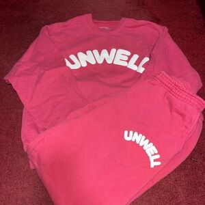 Call Her Daddy Unwell Pink Sweatshirt & Hoodie Set